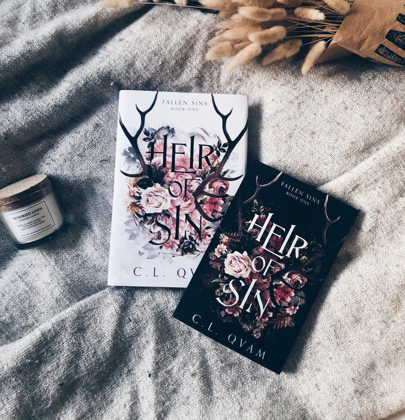 Heir of Sin covers Heir of Sin in paperback and hardback